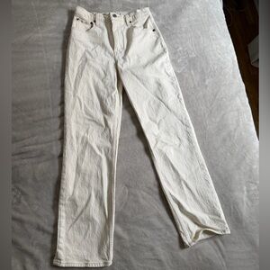 Abercrombie & Fitch the 90s straight ultra high rise - Cream 26S 2S